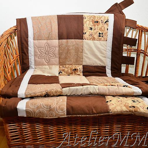 Úžitkový textil - Čoko mantinel - 9049239_