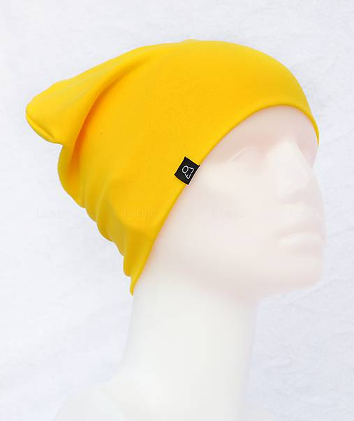 Detské čiapky - Čiapka Elastic žltá - 9048226_