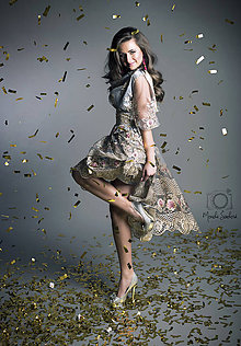 Šaty - šaty GOLD LUXURY - 9050586_