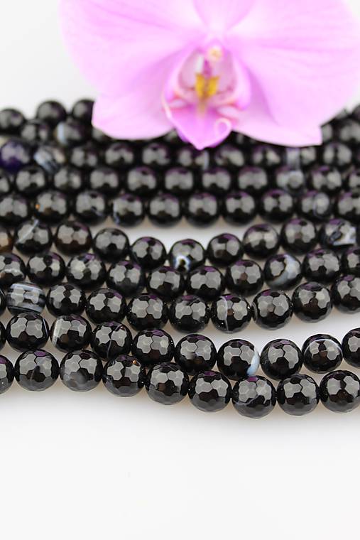 Minerály - Korálky sardonyx 10mm - 9050973_