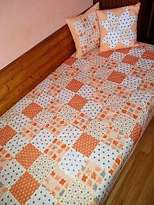 Úžitkový textil - Prehoz na posteľ Patchwork - 9063214_