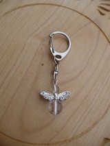 Iné šperky - prívesok na kľúče anjel-Krištáľ - 9064248_
