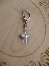 Iné šperky - prívesok na kľúče anjel-Krištáľ - 9064251_