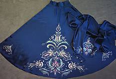 Sukne - maľovaná sukňa folk - 9072682_