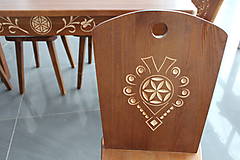Nábytok - Drevené stolčky stôl - 9069932_