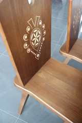 Nábytok - Drevené stolčky stôl - 9069935_