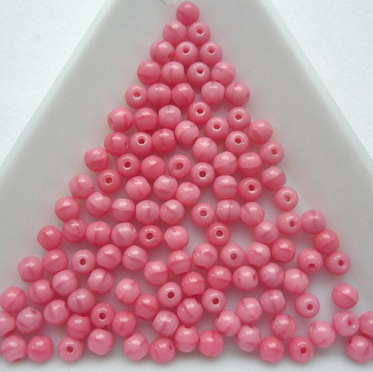 Skl.korálky 3mm-20ks (pink)