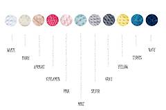 Detský textil - Minky deka 11 odtieňov - 100x75cm - 9069452_