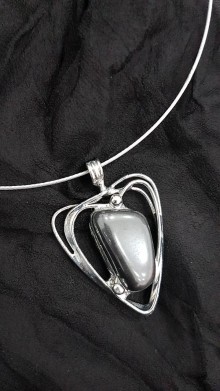 Náhrdelníky - Hematit heart 18_02 - 9072580_