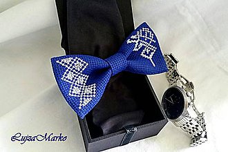 Pánske doplnky - Mám ja muža dobrého motýlik (Moderný motív) - 9076100_