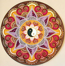 Dekorácie - Mandala...Harmonická láska - 9082908_