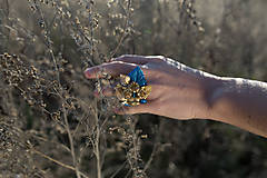Prstene - Glamour plesový prstienok "hviezdne nebo" - 9083633_