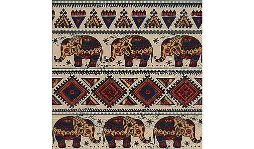  - Servítka "African pattern", ihneď - 9086843_