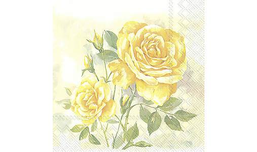  - Servítka "Rose boutique yellow", ihneď - 9090044_