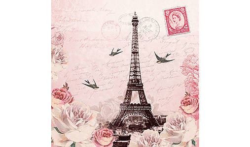  - Servítka "Letter to Paris" - 9090389_