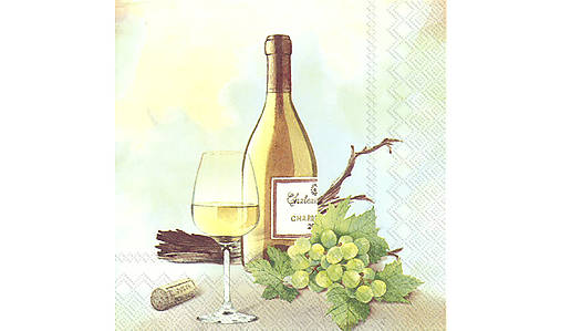 - Servítka "A good wine" - 9093011_