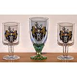Nádoby - Úžitkové dekorované sklo - poháre - čaše - 9096106_