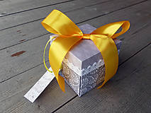 Papiernictvo - Krabička na peniaze - svadobná púpavy 2 - 9108398_