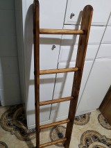 Nábytok - Retro rebrík na uteráky - 9111662_