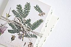 Papiernictvo - Botanický pozdrav/kartička III - 9123052_