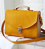 Veľké tašky - Veľká kabelka na rameno MAXI SATCHEL BAG HONEY - 9123825_