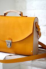 Veľké tašky - Veľká kabelka na rameno MAXI SATCHEL BAG HONEY - 9123827_