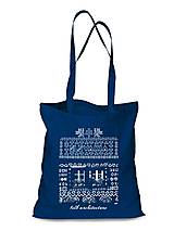 Nákupné tašky - Plátená Ekologická nákupná taška Čičmany okná (Čierna) - 9122693_