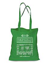 Nákupné tašky - Plátená Ekologická nákupná taška Čičmany okná (Čierna) - 9122694_