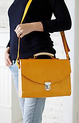 Veľké tašky - Veľká kabelka na rameno MAXI SATCHEL BAG HONEY - 9125049_