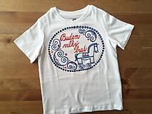 Detské oblečenie - Maľovné ľudovoladené s nápisom "BUDEM VEĽKÝ BRAT" (Tričko veľkosti 92-140) - 9138356_