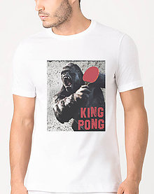 Topy, tričká, tielka - King pong- tričko s potlačou - 9138562_