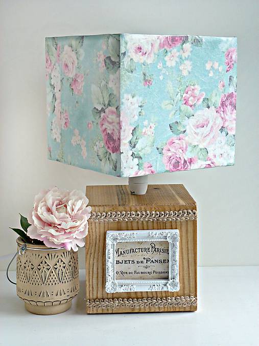 Svietidlá - Kvety z Paríža lampa - 9141827_