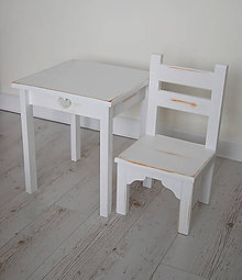 Nábytok - Stolík Plus stolička Set - 9152770_
