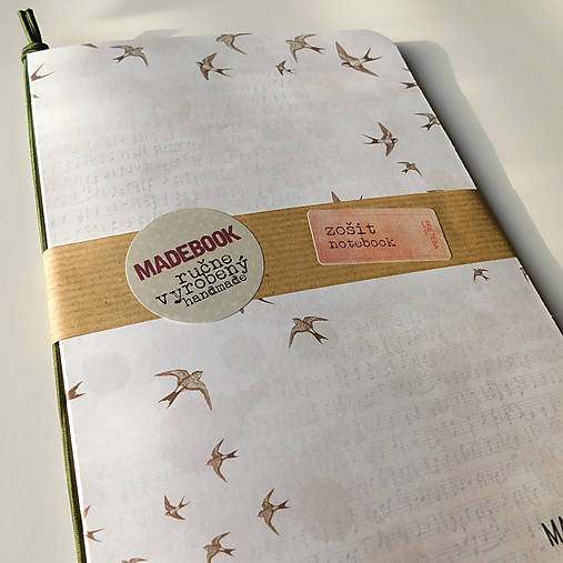 Papiernictvo - Zošit A5 - LASTOVIČKY - 9159493_