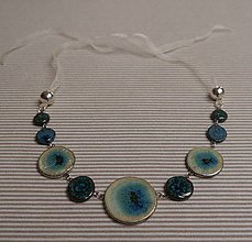 Náhrdelníky - Keramický náhrdelník Machuľa - 9162700_