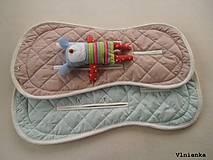 Detský textil - Bugaboo Donkey Twin seat liners / podložky pre dvojičky 100% MERINO wool na mieru pastelová - 9167161_