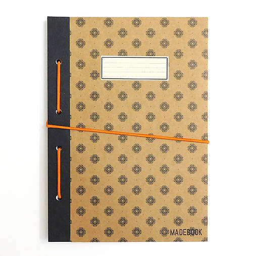 Papiernictvo - MADEBOOK zošit A5 - ČIERNA DÁMA - 9172015_