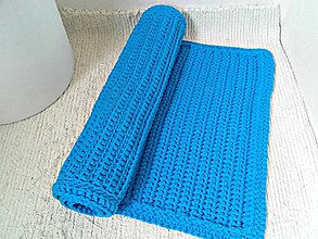 Úžitkový textil - Háčkovaný koberec TYRKYS bavlna - 9169716_