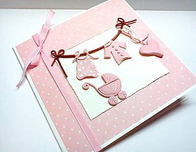 Papiernictvo - Pohľadnica ... A je to dievčatko ! - 9176497_