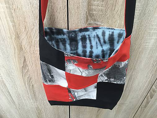 Veľké tašky - Taška patchwork - cross body - 9173543_