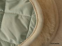 Detský textil - 100% MERINO wool Podložka do kočíka BRIO GO / Bugaboo/ Joolz/ Valco/ Petite and Mars / Britax (Ružová) - 9177185_