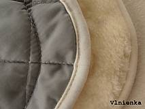 Detský textil - 100% MERINO wool Podložka do kočíka BRIO GO / Bugaboo/ Joolz/ Valco/ Petite and Mars / Britax (Ružová) - 9177190_