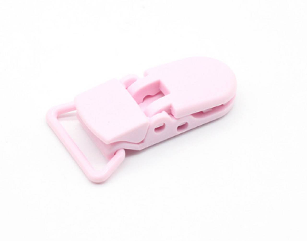 KL101 Klip na dudlíky plastový 2,5 cm (Ružový)