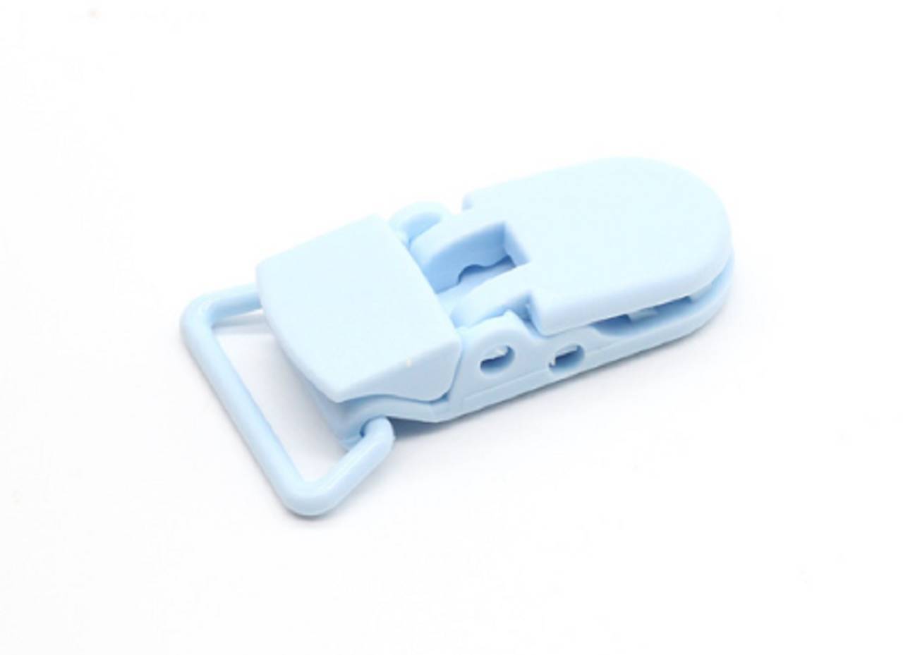 KL101 Klip na dudlíky plastový 2,5 cm (Belasý)