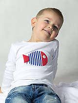 Detské oblečenie - tričko NÁMORNÍCKA RYBKA 86 - 134 (dlhý aj krátky rukáv) - 9179311_