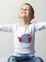 Detské oblečenie - tričko NÁMORNÍCKA RYBKA 86 - 134 (dlhý aj krátky rukáv) - 9179324_