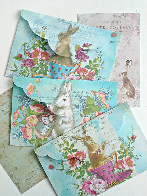 Papiernictvo - Zajovia karty/obálky - 9184688_