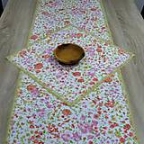 Úžitkový textil - Jarná nálada - stredový obrus(2) (140 cm x 40 cm) - 9185321_