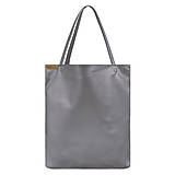 Nákupné tašky - SHOPPER BAG šedá lesk - 9187014_
