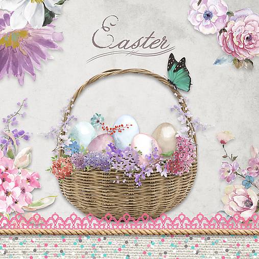  - Servítka "Pastel Easter" - 9189581_